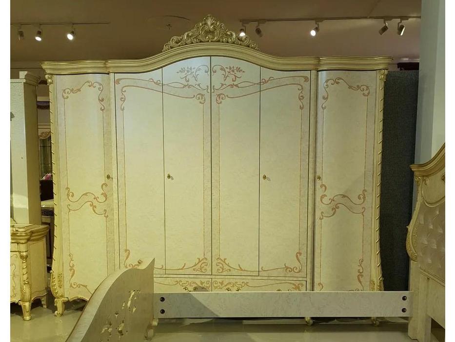 FurnitureCo: Вивальди: шкаф 6 дверный (слоновая кость)