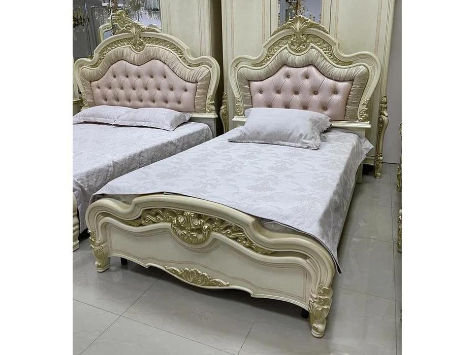 FurnitureCo: Джульетта: кровать детская 120х200  (бежевый)