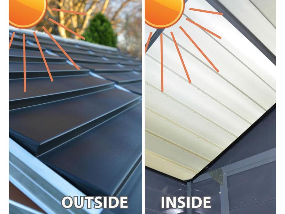 Palram: Canopia: сарай хозяйственный SkyLight 6x3 (коричневый)