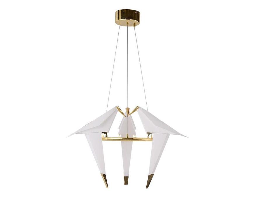 STG: Origami Bird: светильник подвесной  (белый, золото)