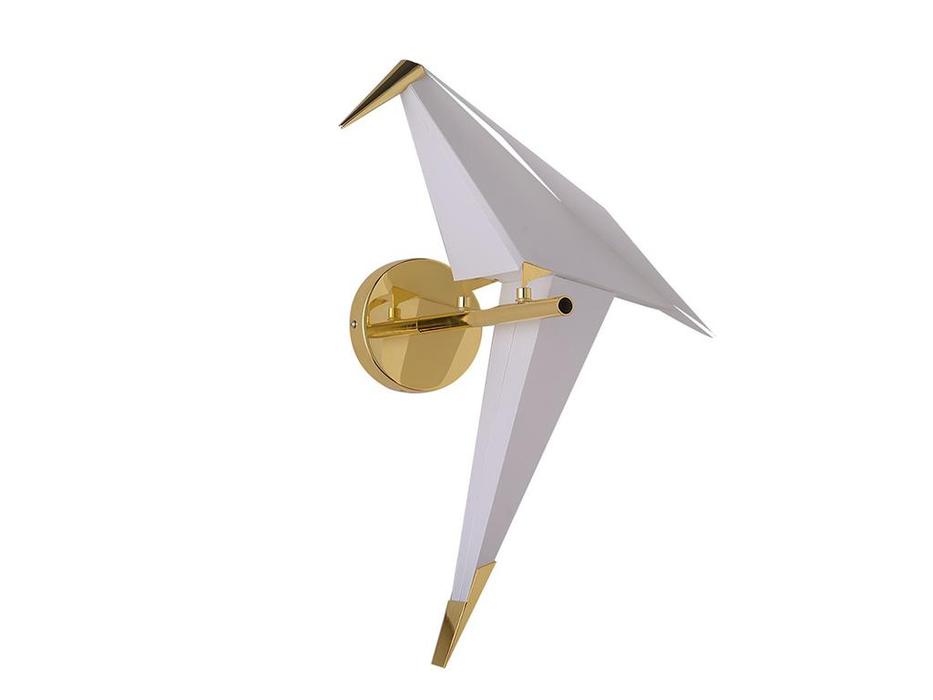STG: Origami Bird: светильник настенный  (золото)