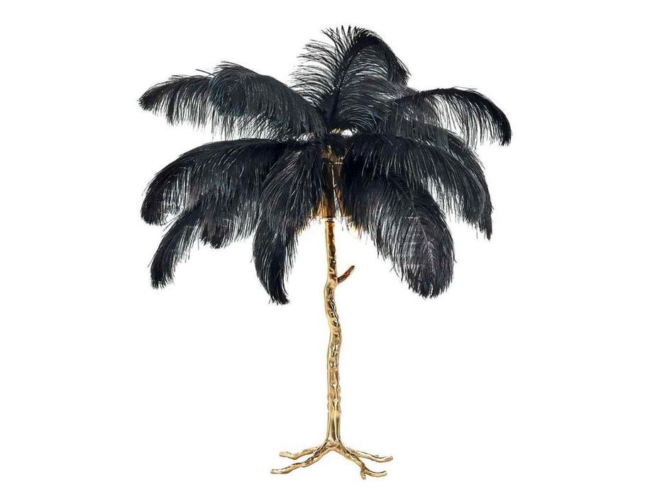 STG: The Feather Floor Lamp: торшер  (черный, золото)