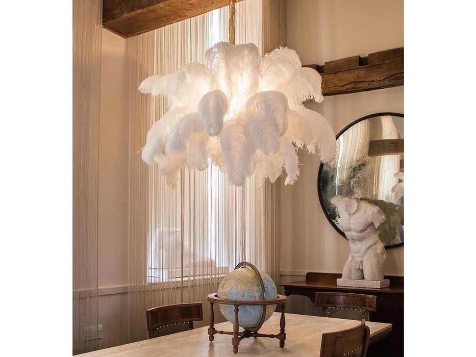 STG: The Feather Floor Lamp: люстра  (белый, золото)