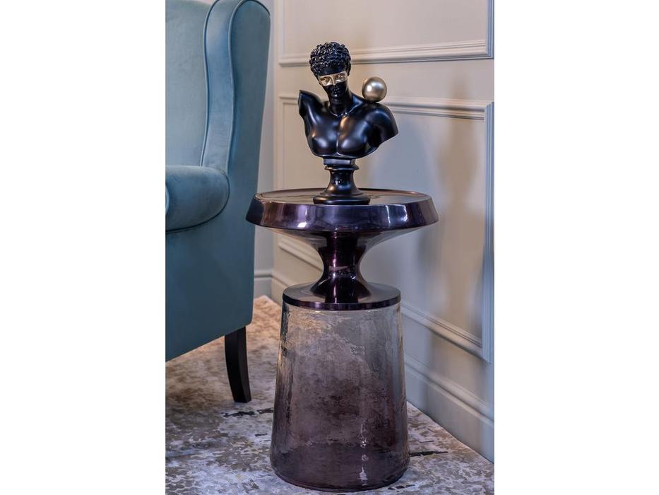 Garda Decor: Luxor: стол кофейный  (никель)