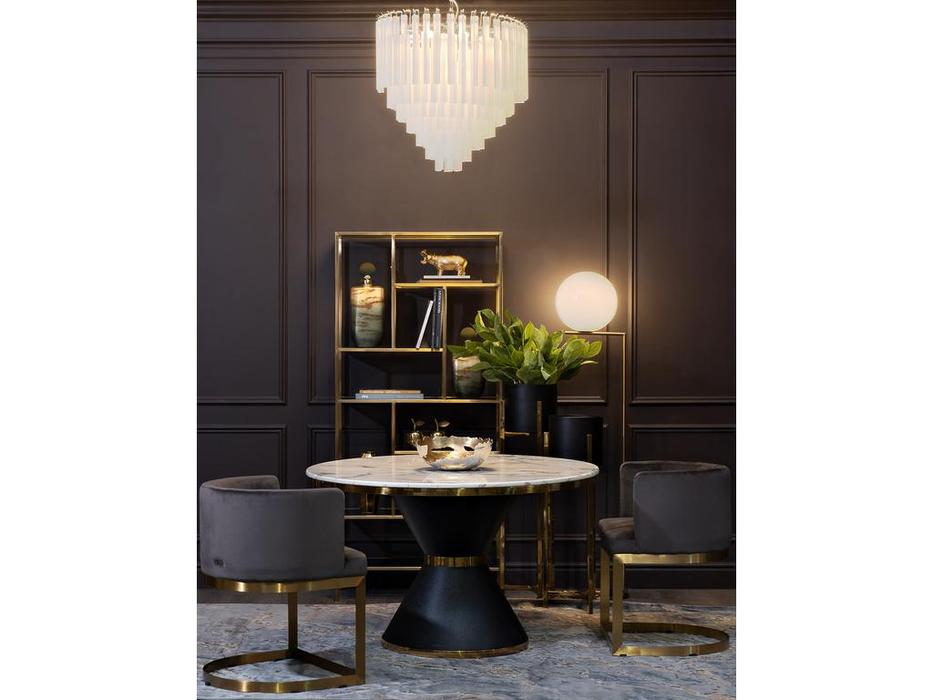 Garda Decor: GD: стол обеденный  (белый, черный)