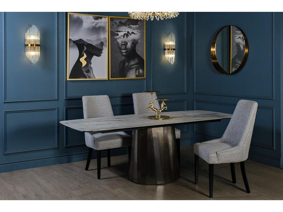 Garda Decor: стол обеденный  нераскладной (серый)