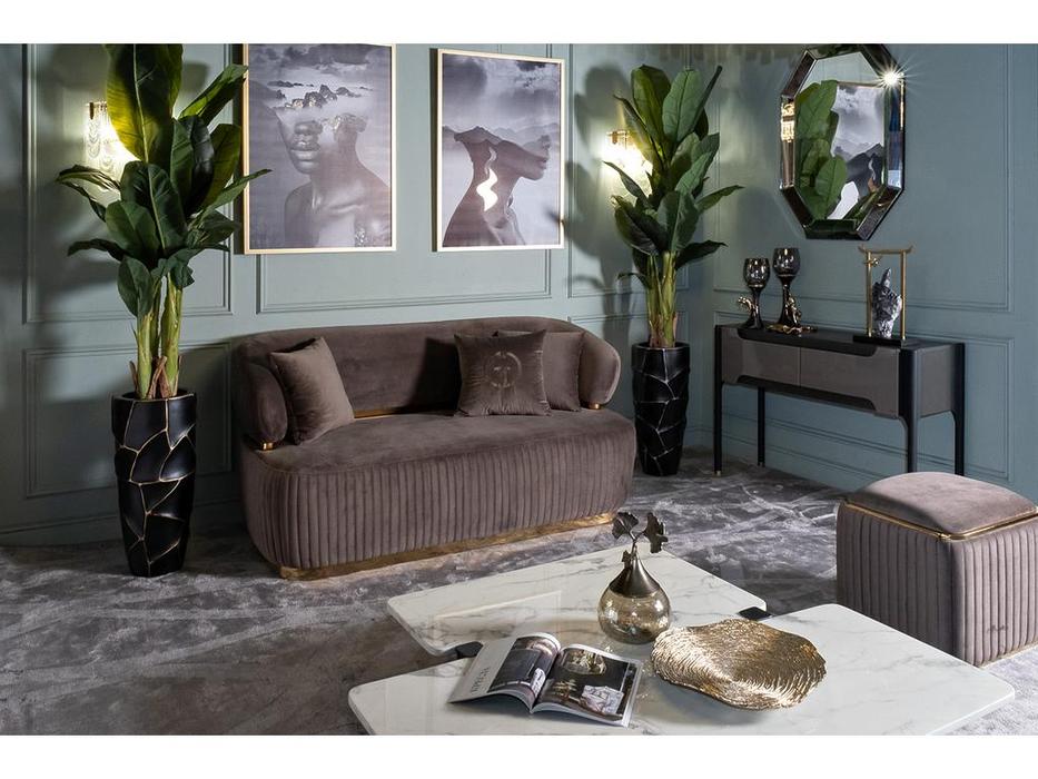 Garda Decor: Glarus: диван  (коричневый)
