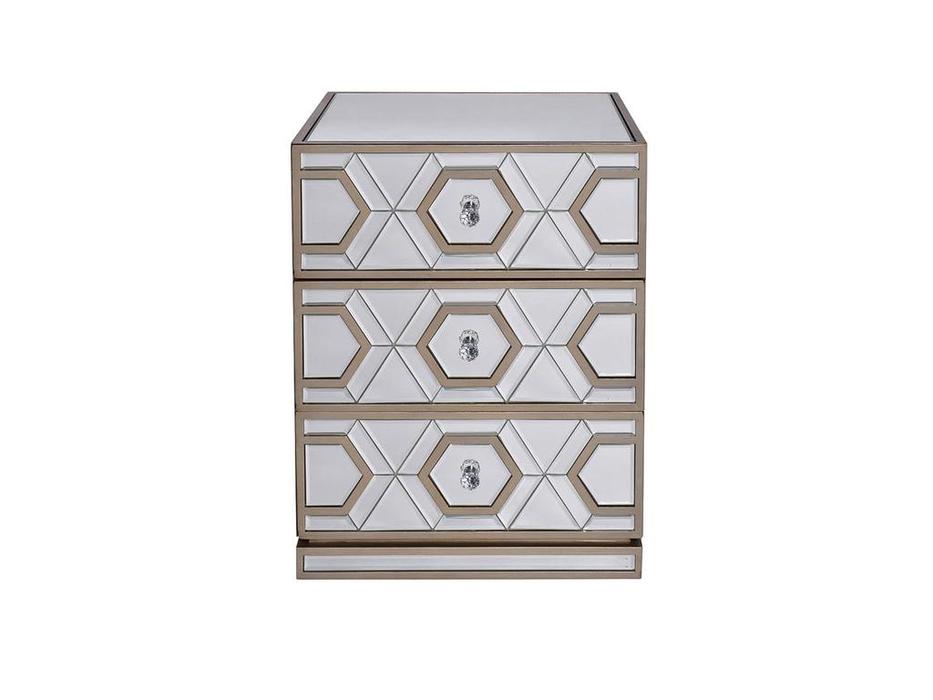 Garda Decor: GD: тумба  с 3-мя ящиками (зеркальный)