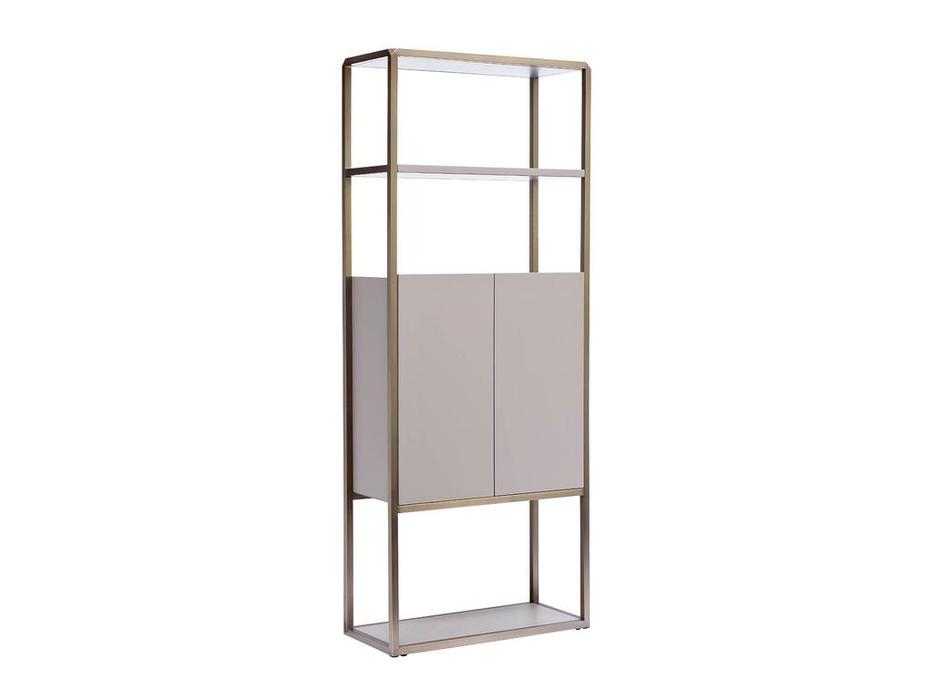 Garda Decor: Space: стеллаж  с дверцами (серый)