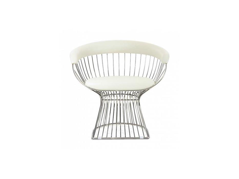 STG: Platner Lounge H82: кресло  (черный, хром)