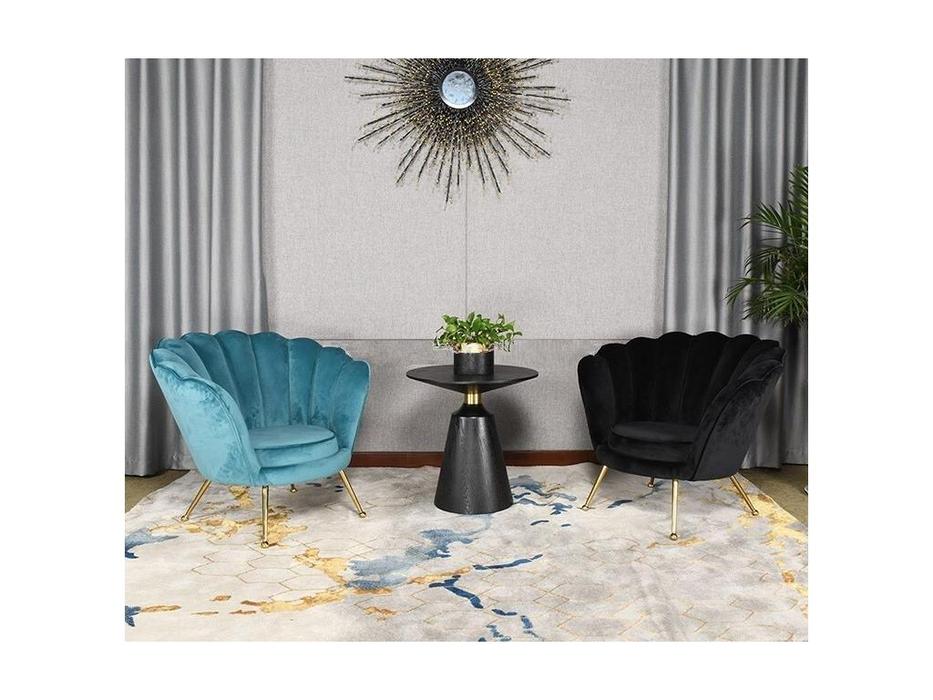 STG: Trapezium Chair: кресло  (голубой)