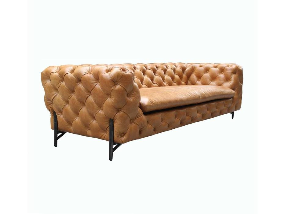 STG: Chesterfield Baroque Vintage Leather 3 Seater: диван 3-х местный (коричневый)