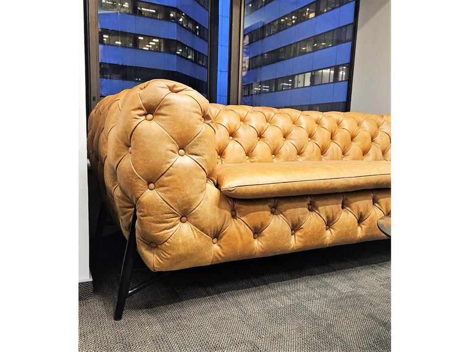 STG: Chesterfield Baroque Vintage Leather 3 Seater: диван 3-х местный (коричневый)