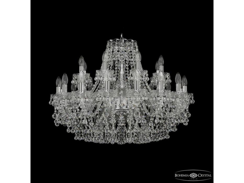 Bohemia Ivele Crystal: 1409/16+8/300 Ni: люстра хрустальная (прозрачный)
