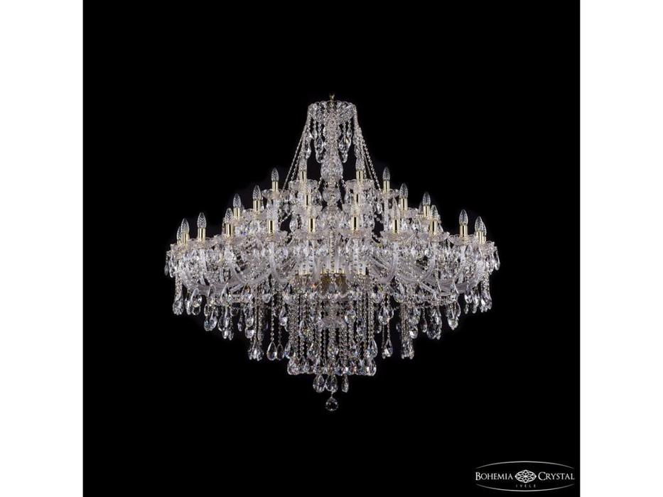 Bohemia Ivele Crystal: 1415/24+12+6/530 G: люстра хрустальная (прозрачный)