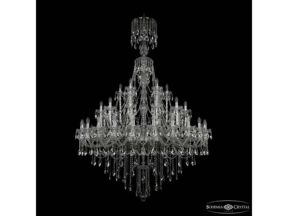 Bohemia Ivele Crystal: 1415/24+12+6/530/XL-210 Ni: люстра хрустальная (прозрачный)