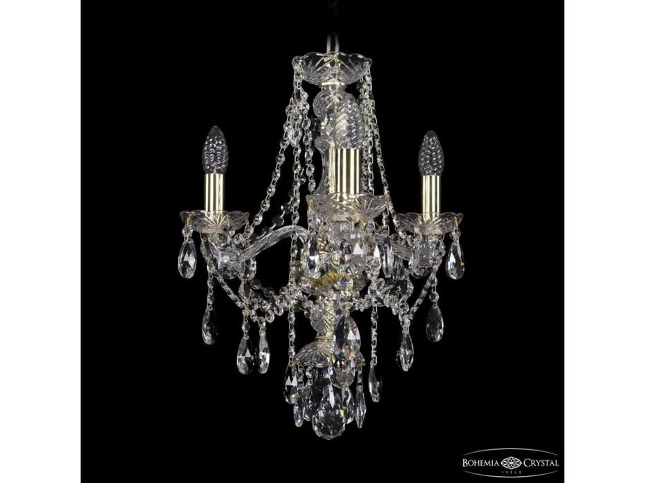 Bohemia Ivele Crystal: 1415/3/141 G: люстра хрустальная (прозрачный)