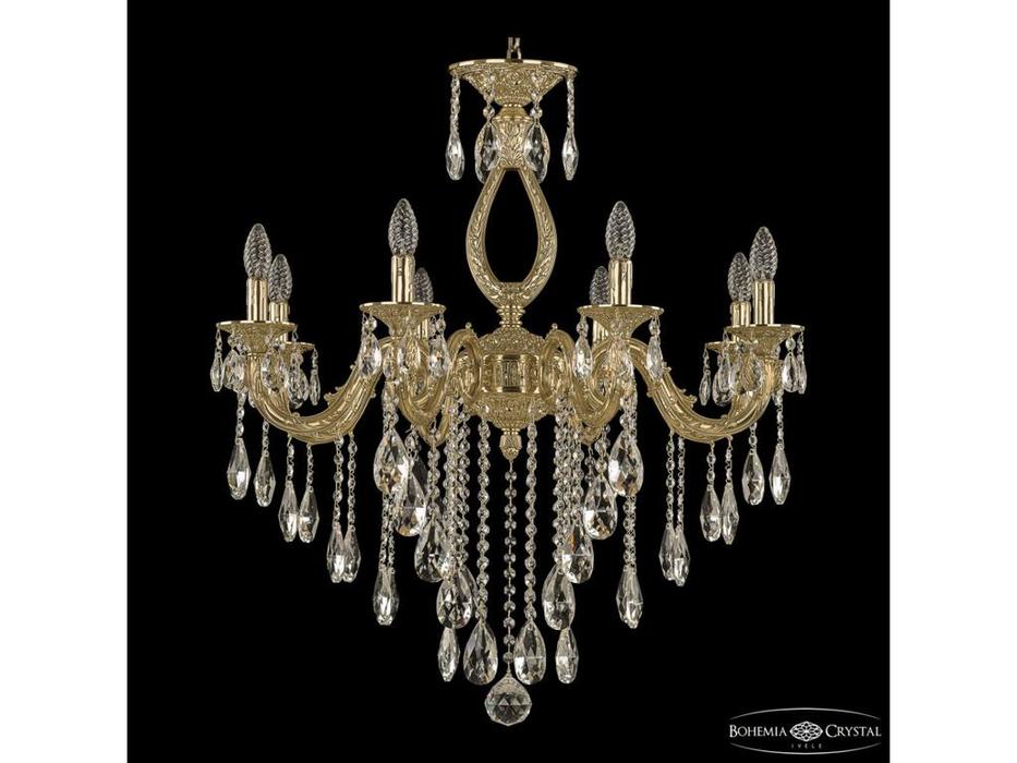 Bohemia Ivele Crystal: 71301/8/250 B G: люстра хрустальная (золото)