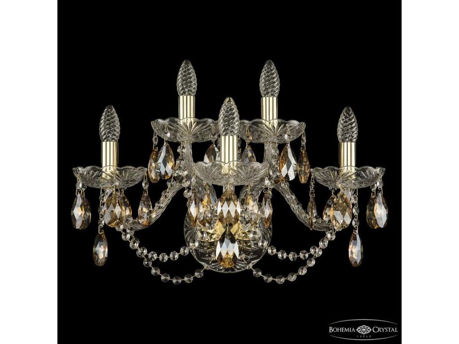 Bohemia Ivele Crystal: 1402B/3+2/195/XL G K721: бра (прозрачный)