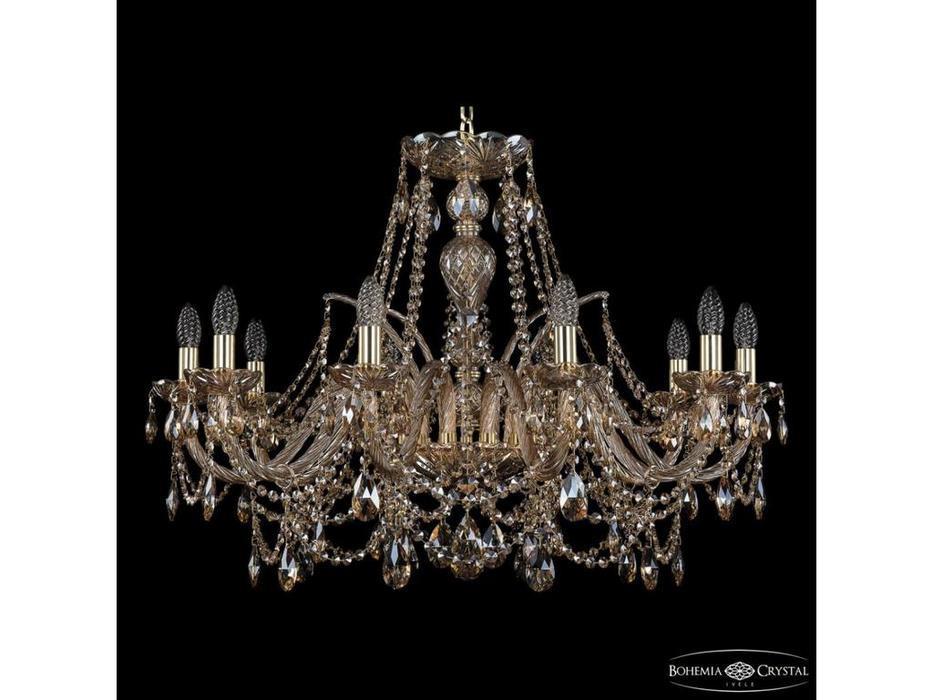 Bohemia Ivele Crystal: 1411/10/300 G M721: люстра хрустальная (прозрачный)
