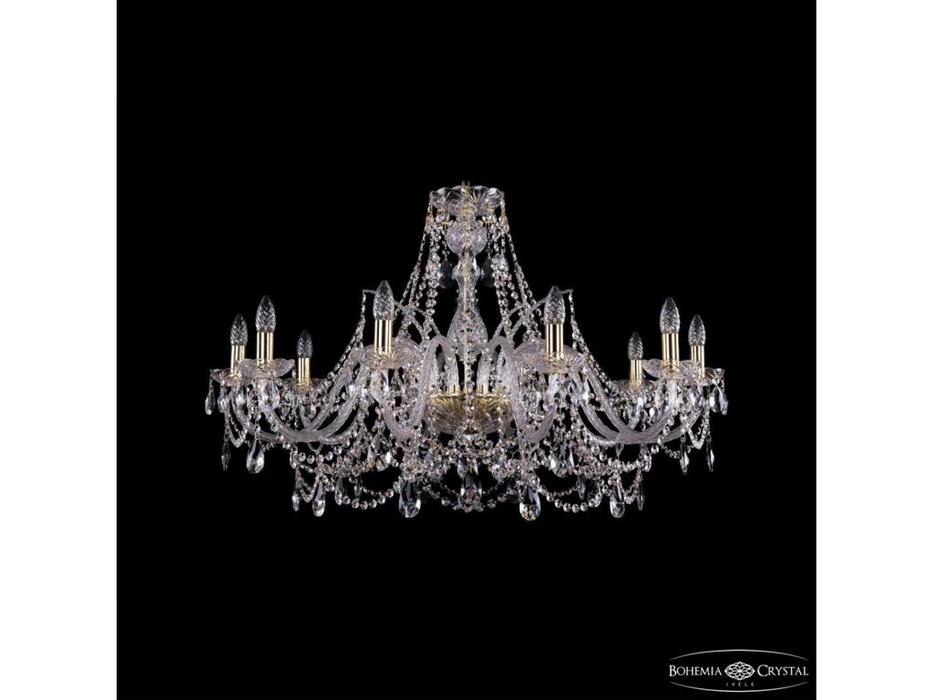 Bohemia Ivele Crystal: 1411/10/360 G: люстра хрустальная (прозрачный)