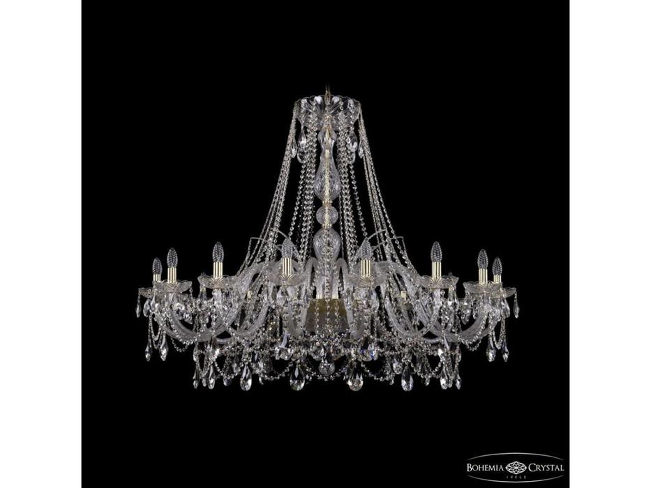 Bohemia Ivele Crystal: 1411/16/460 G: люстра хрустальная (прозрачный)