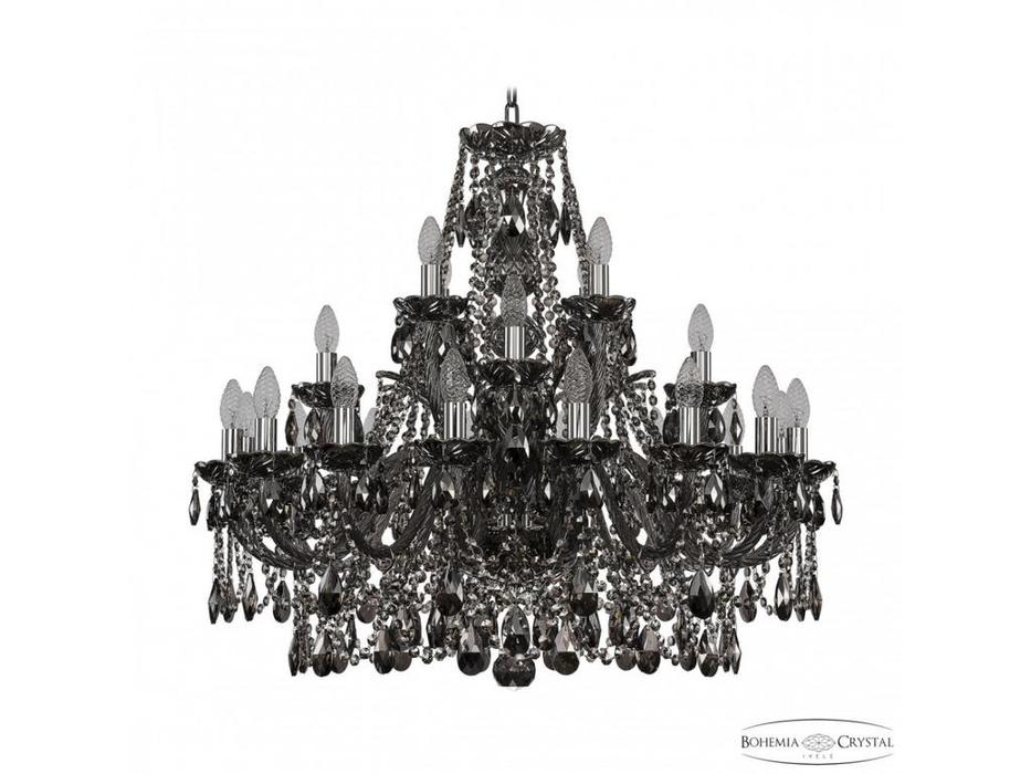 Bohemia Ivele Crystal: 411/16+4+4/300 Ni M731: люстра хрустальная (прозрачный)