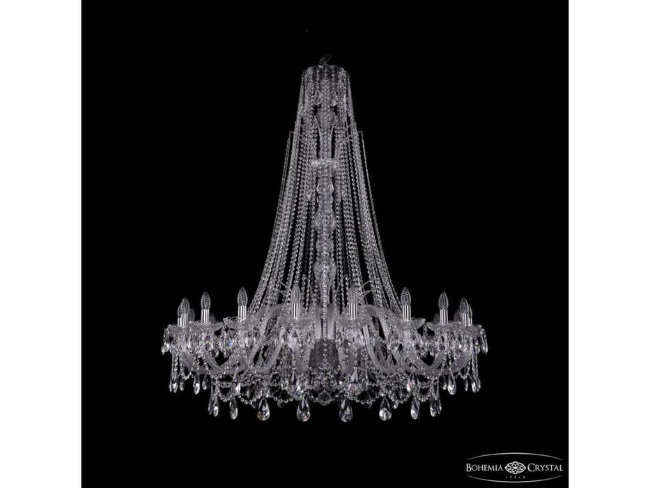 Bohemia Ivele Crystal: 1411/20/460/XL-154 Ni: люстра хрустальная (прозрачный)