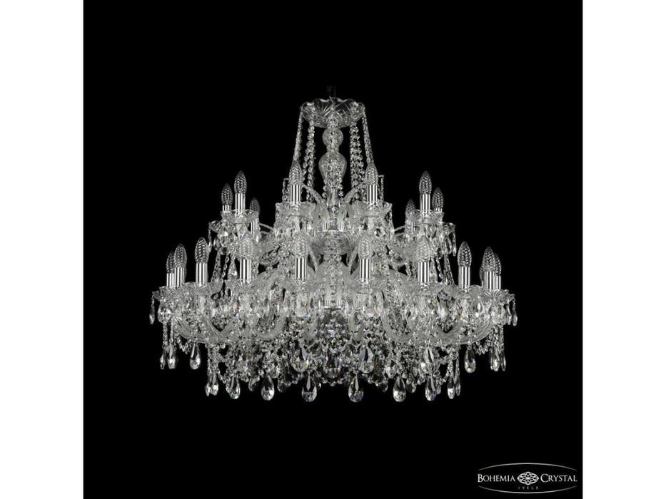 Bohemia Ivele Crystal: 1411/20+10/360/2d Ni: люстра хрустальная (прозрачный)