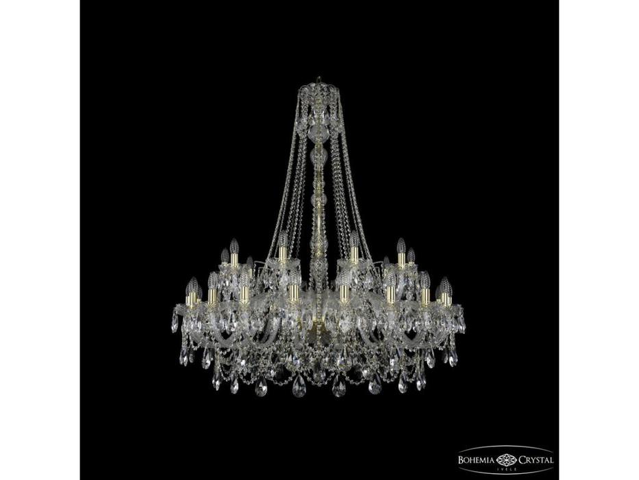 Bohemia Ivele Crystal: 1411/20+10/400/h-130 G: люстра хрустальная (прозрачный)
