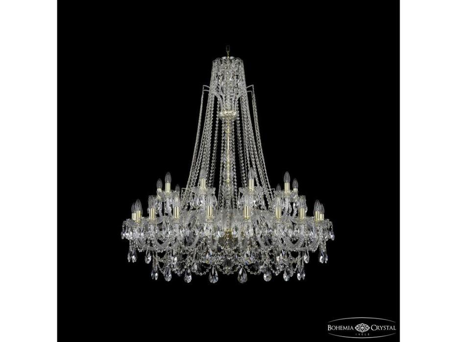 Bohemia Ivele Crystal: 1411/20+10/400/XL-130 G: люстра хрустальная (прозрачный)