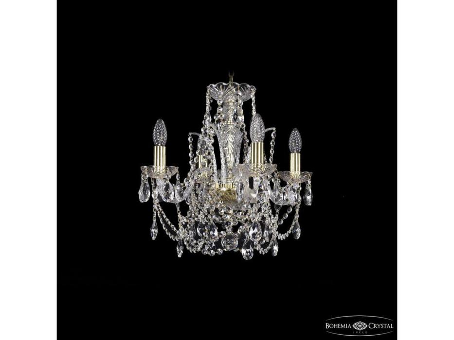 Bohemia Ivele Crystal: 1411/4/141 G: люстра хрустальная (прозрачный)