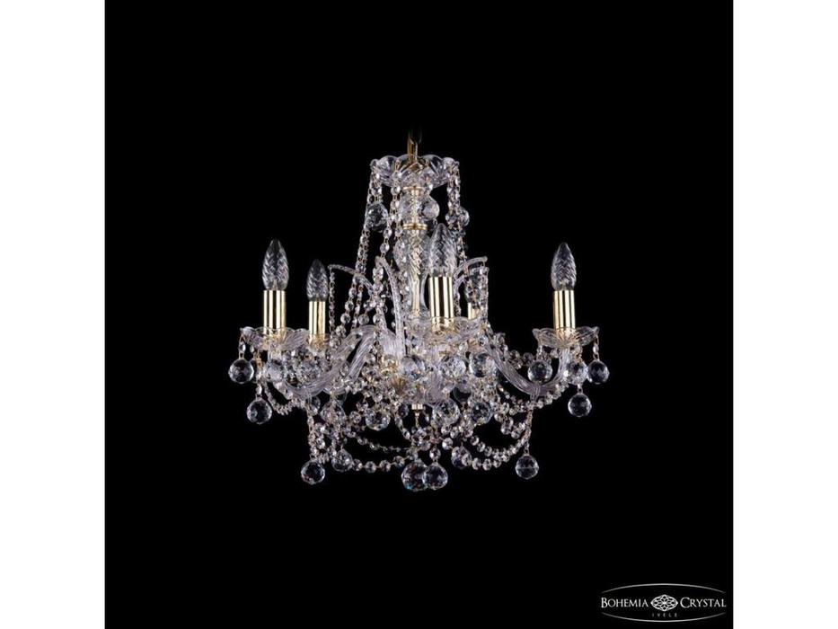 Bohemia Ivele Crystal: 1411/5/160 G Balls: люстра хрустальная (прозрачный)