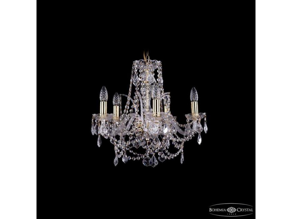 Bohemia Ivele Crystal: 1411/5/160 G Leafs: люстра хрустальная (прозрачный)