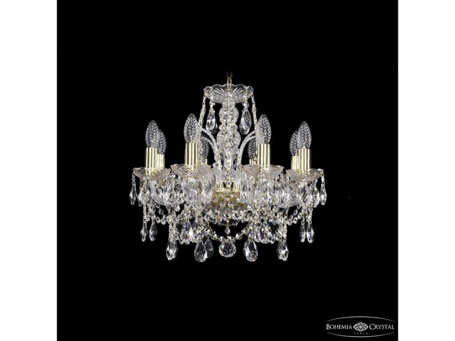 Bohemia Ivele Crystal: 1411/8/141 G: люстра хрустальная (прозрачный)