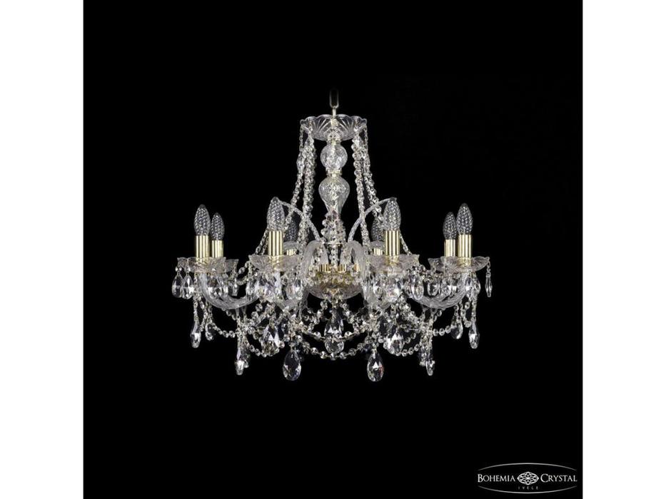Bohemia Ivele Crystal: 1411/8/240 G: люстра хрустальная (прозрачный)