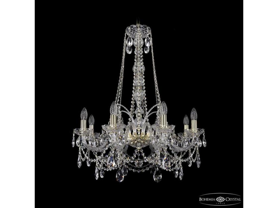 Bohemia Ivele Crystal: 1411/8/240/h-83 G: люстра хрустальная (прозрачный)