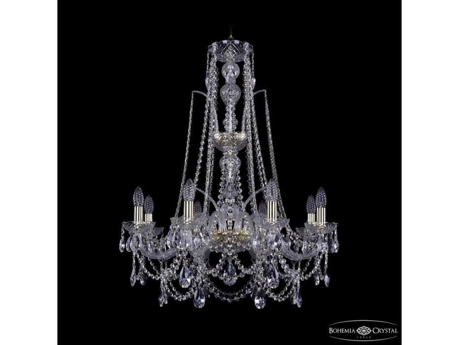 Bohemia Ivele Crystal: 1411/8/240/XL-83 G: люстра хрустальная (прозрачный)