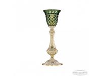 Bohemia Ivele Crystal: 71100L/15 GW P2 Clear-Green/H-1J: лампа настольная (золото)