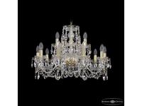 Bohemia Ivele Crystal: 1402/10+5/240 G: люстра хрустальная (прозрачный)
