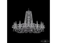 Bohemia Ivele Crystal: 1402/18/400 Ni: люстра хрустальная (прозрачный)