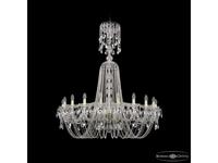 Bohemia Ivele Crystal: 1402/20/400/XL-140 G: люстра хрустальная (прозрачный)