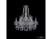 Bohemia Ivele Crystal: 1403/6+3/195/h-60 G: люстра хрустальная (прозрачный)