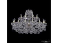 Bohemia Ivele Crystal: 1409/16+8/360 G: люстра хрустальная (прозрачный)