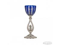 Bohemia Ivele Crystal: 71400L/15 NW P1 Clear-Blue/H-1H FA2S: лампа настольная (синий)
