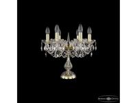 Bohemia Ivele Crystal: 1402L/6/141-39 G: лампа настольная (прозрачный)