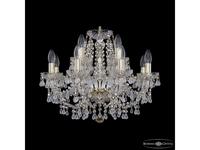 Bohemia Ivele Crystal: 1410/8+4/195 G V0300 R801: люстра хрустальная (прозрачный)