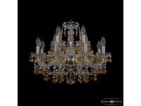 Bohemia Ivele Crystal: 1410/8+4/195 Pa V1003: люстра хрустальная (прозрачный)