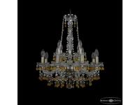Bohemia Ivele Crystal: 1410/8+4/195/h-63 Pa V1003: люстра хрустальная (прозрачный)