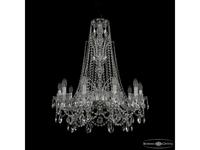 Bohemia Ivele Crystal: 1411/10/240/XL-84 Ni: люстра хрустальная (прозрачный)